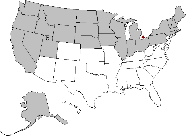 map of us states. The U.S. states listed below